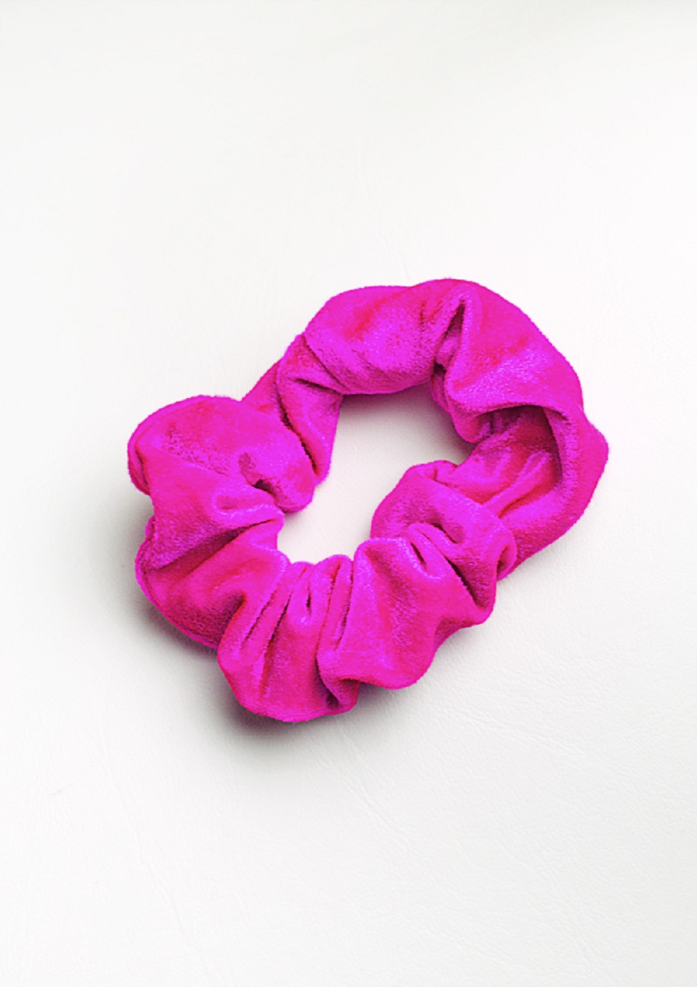 Haargummi Rosa Samt