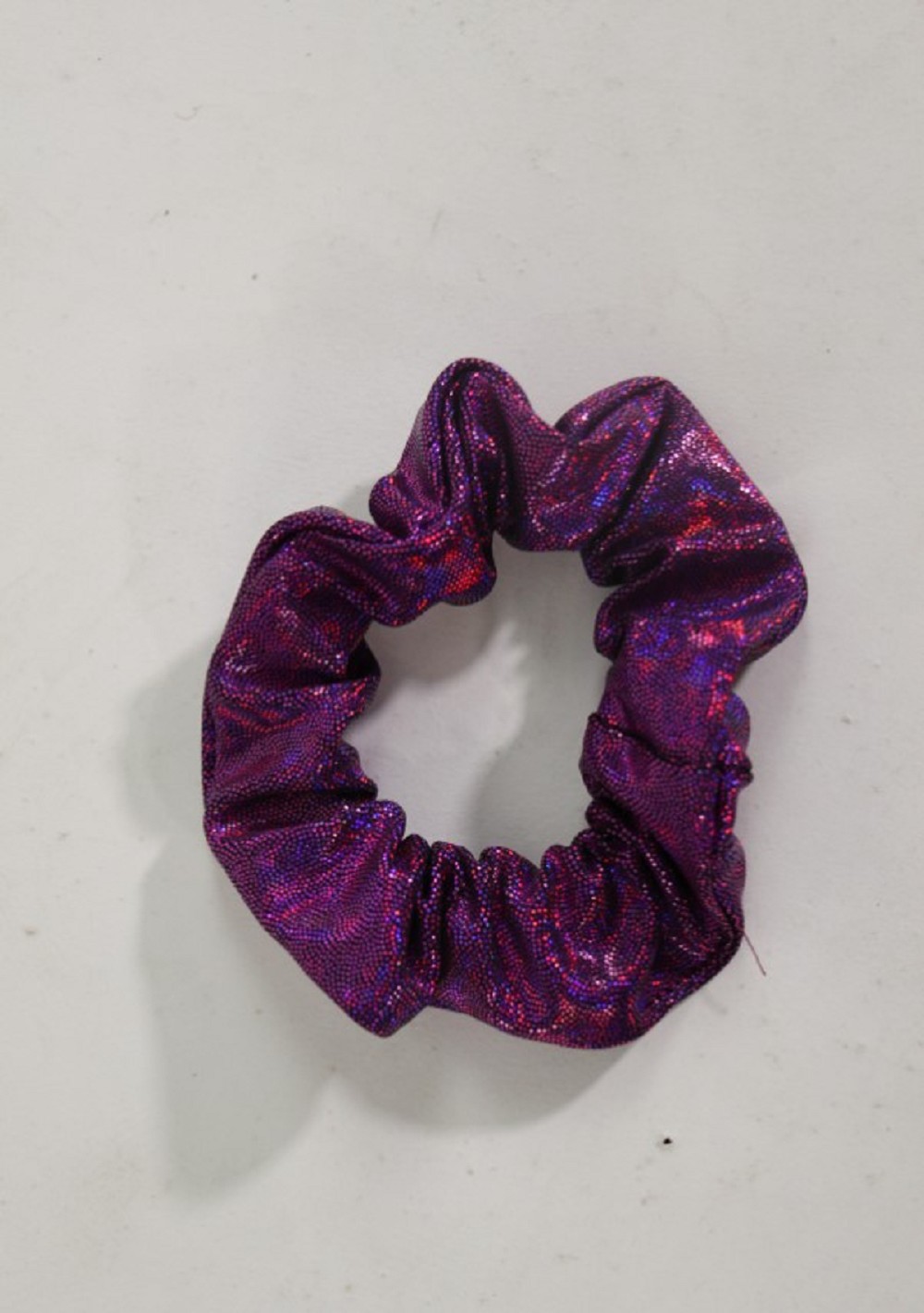 Haargummi metallisch Wetlook Aubergine
