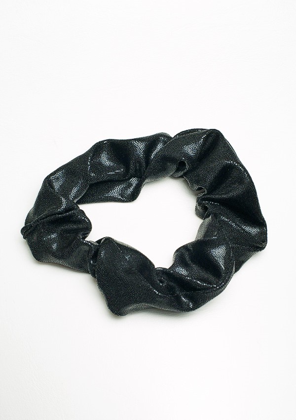 Haargummi Schwarz Wetlook