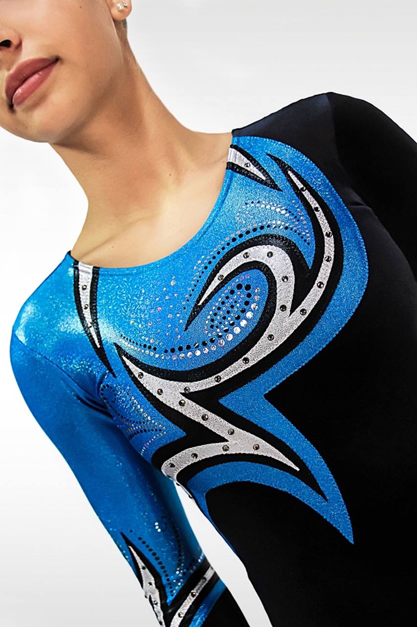 Turnanzug V687 Schwarz/ turkis