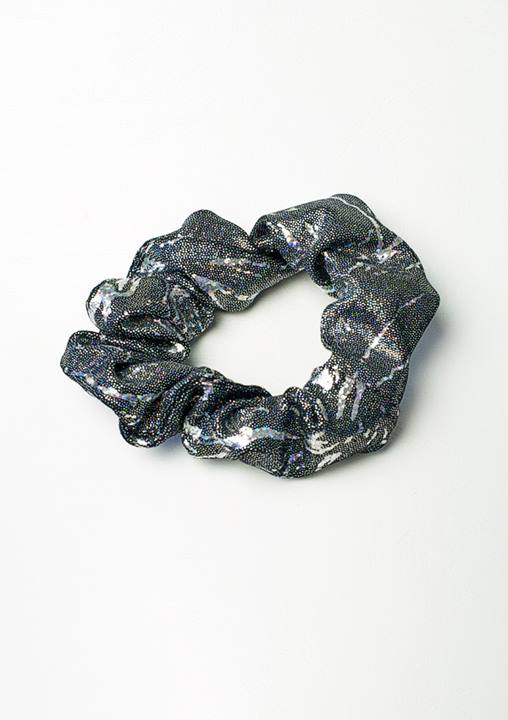 Wokkel zwart print glitter