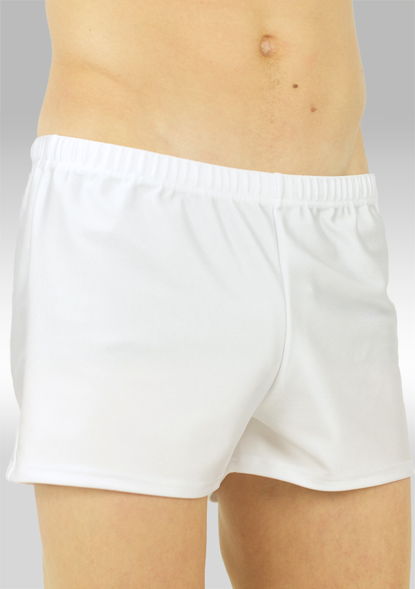 Short heren wit lycra